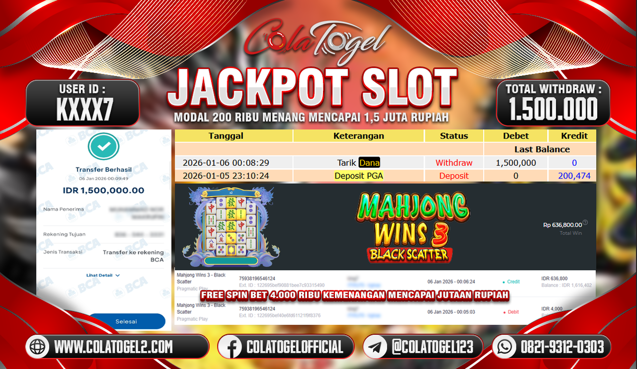 JACKPOT SLOT GACORR!!