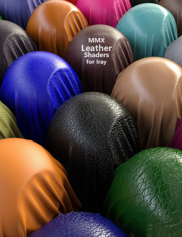 MMX Leather Shaders for Iray