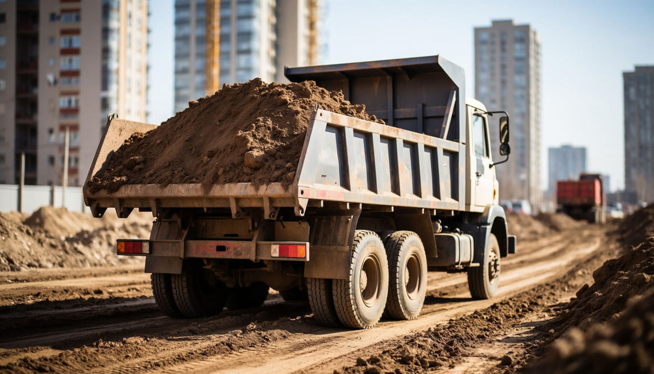 Вывоз грунта в Москве