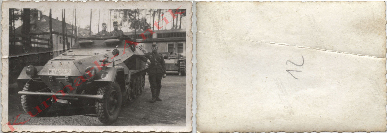 Foto Wehrmacht Panzer Stug Sturmgeschütz Jüterbo