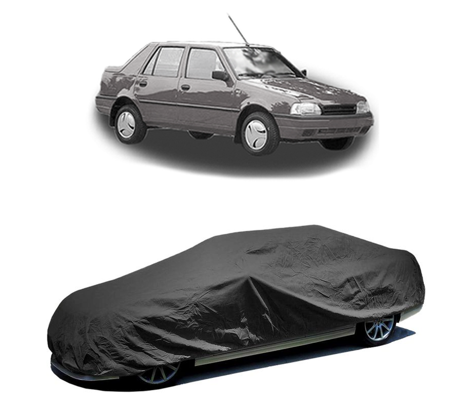 Husa tip prelata auto pentru DACIA NOVA 1996 - 2003,culoare negru, material textil impermeabil, rezistanta la intemperii praf UV, CARPASSION Husa Protectie