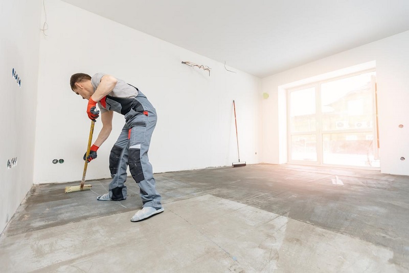 Epoxy flake flooring