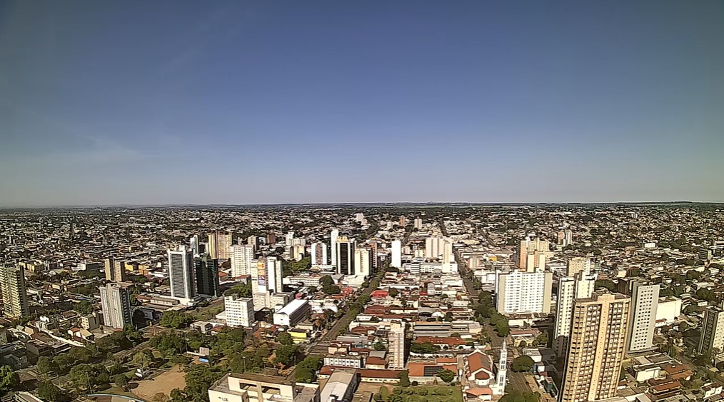 Campo Grande nesta manhã de domingo