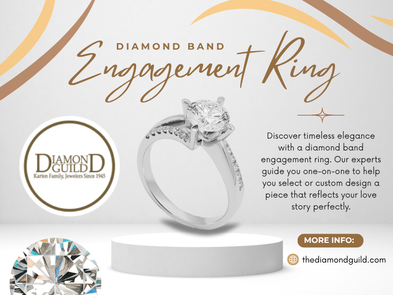 Diamond Band Engagement Ring