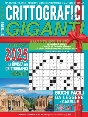 Crittografici Giganti N.45 - Gennaio 2025