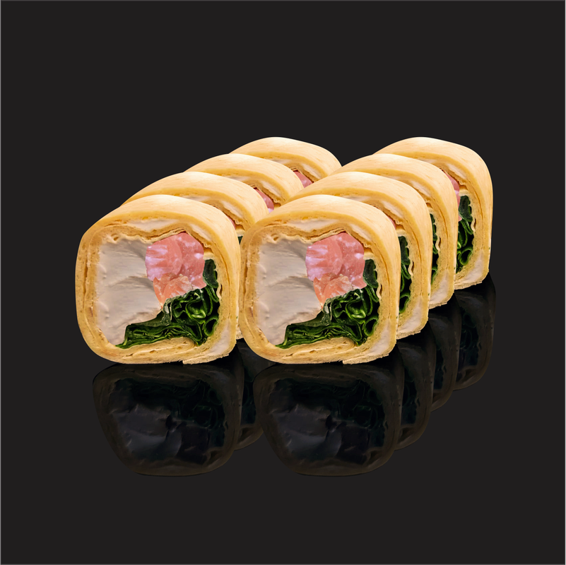 Тортилья с лососем (8 шт)