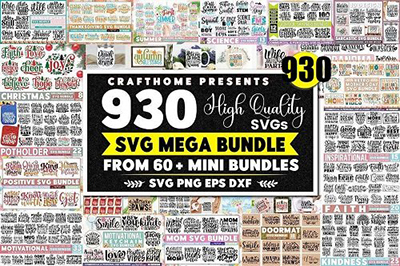 The Mega SVG Bundle - 62 Premium Graphics KXPq-Sl-Cyxr-SSUBk-MOlt-GRnkyz4jxk-M5-A