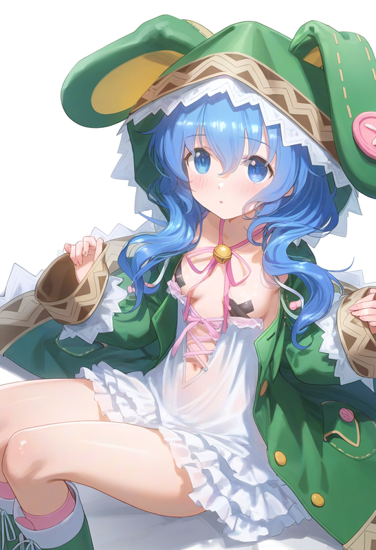 1girl, yoshino (date a live), {kobayashi ritz}, {{reoen}}, [[liduke]], blue hair s-2413074526