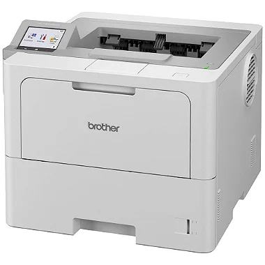 Lateral da Impressora Brother HL-L6412DW com bandeja de papel