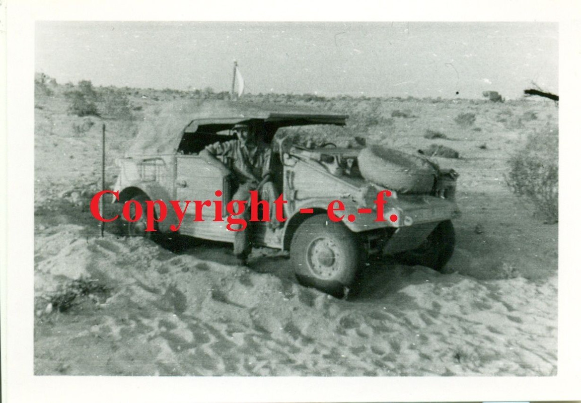 KÜBELWAGEN des TRUPPENARZT - Juli´42 - Fahrer Li