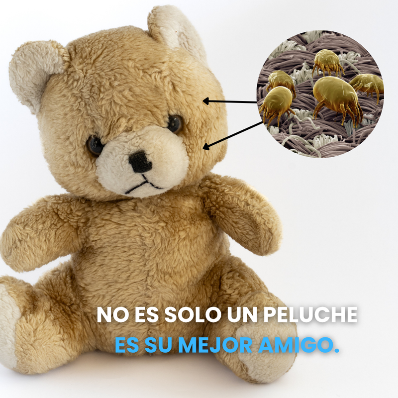 Peligro en los peluches: Bacterias y Ácaros