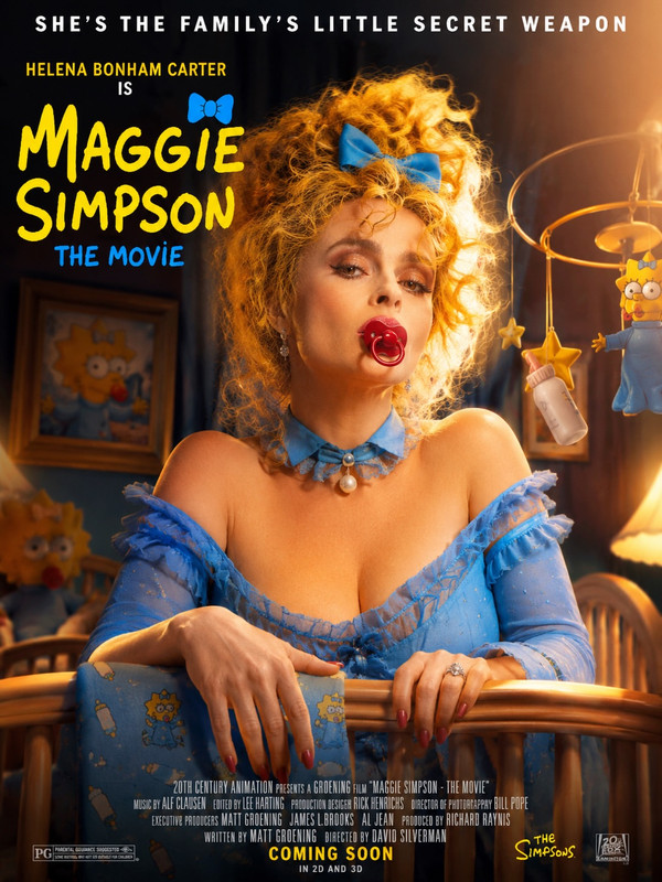 Helena Bonham Carter Maggie Simpson