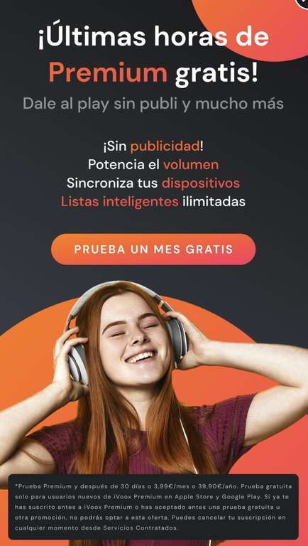 IVOOX: 1 mes de prueba gratis en IVOOX [(podcast) cuentas nuevas] 
