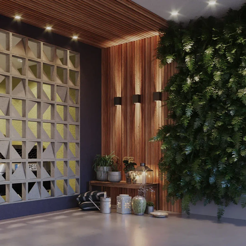 Imagem da obra em concreto