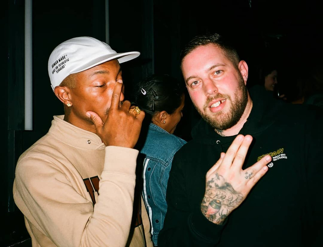 Pharrell With Reid Waters