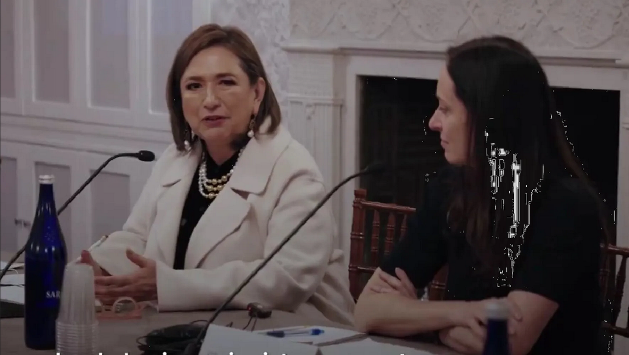 En EU, Xóchitl Gálvez plantea preocupación por el futuro energético de México