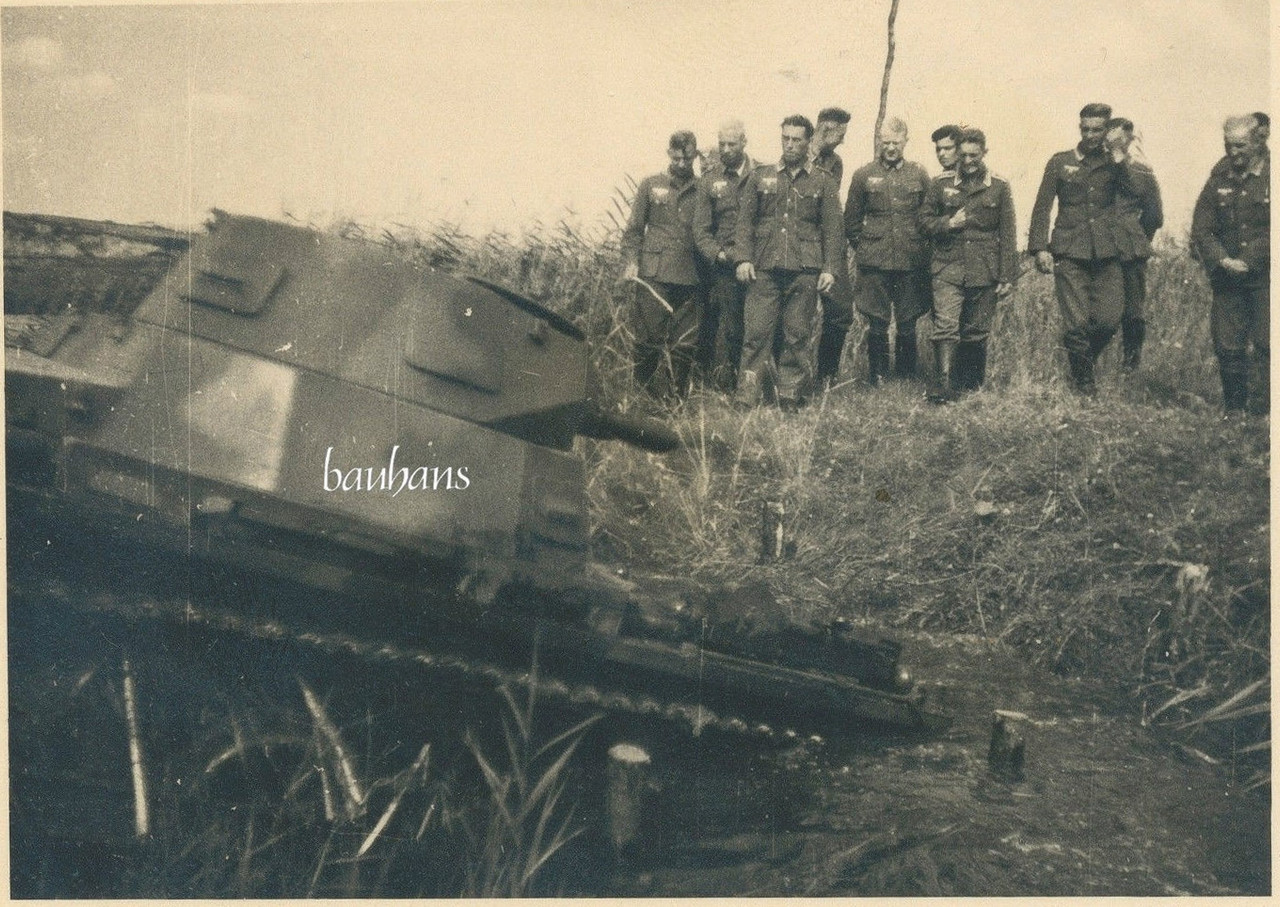 Foto Panzer I Tank bei der Erprobung Einführung Geländetauglichkeit (2301)