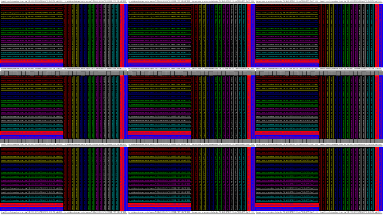QUICK BROWN FOX 4K v3 - USE WITH 4-4-4 CHROMA SUBSAMPLING