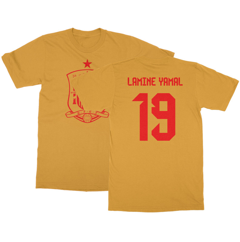 Spain Soccer Cup Fan - Lamine Yamal 19 Jersey Style Unisex T-Shirt
