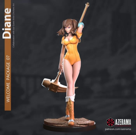 Azerama - Diane – 3D Print Model