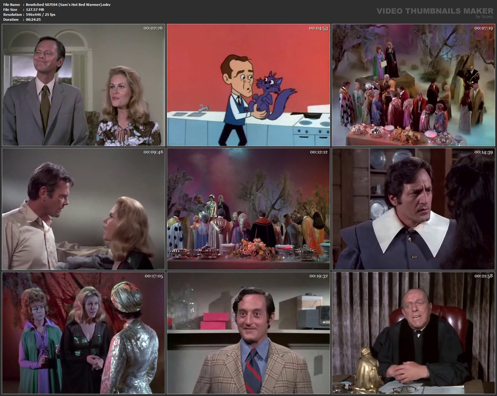 Bewitched S07E04 (Sam's Hot Bed Warmer).mkv