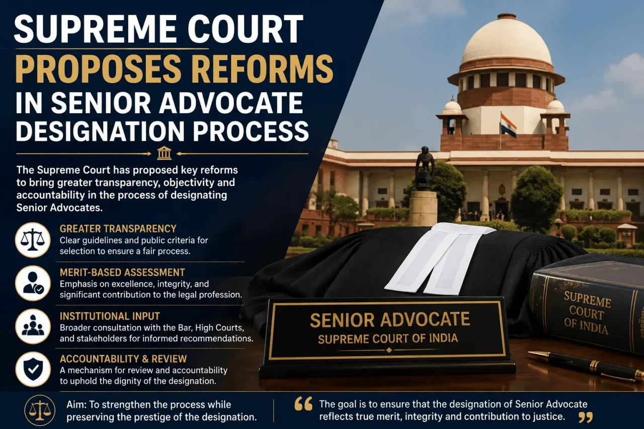 Supreme Court Proposes Reforms in Senior Advocate Designation Process