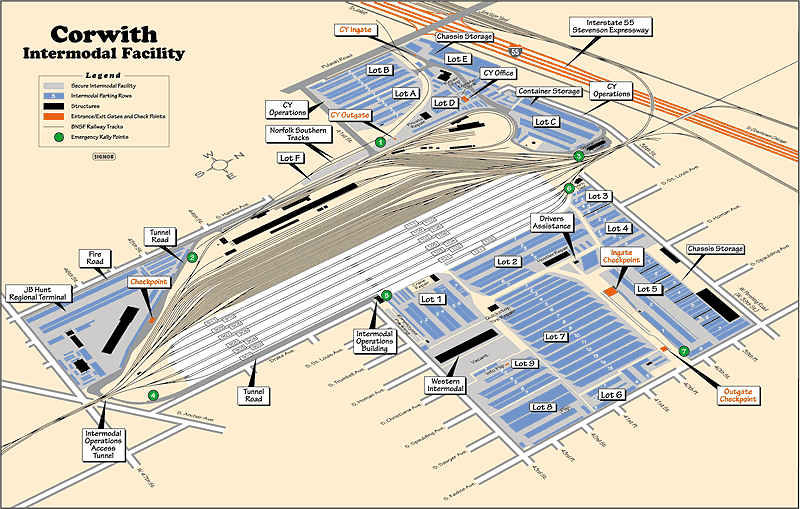 BNSF Logistics Park Chicago (LPC) Intermodal Facility 