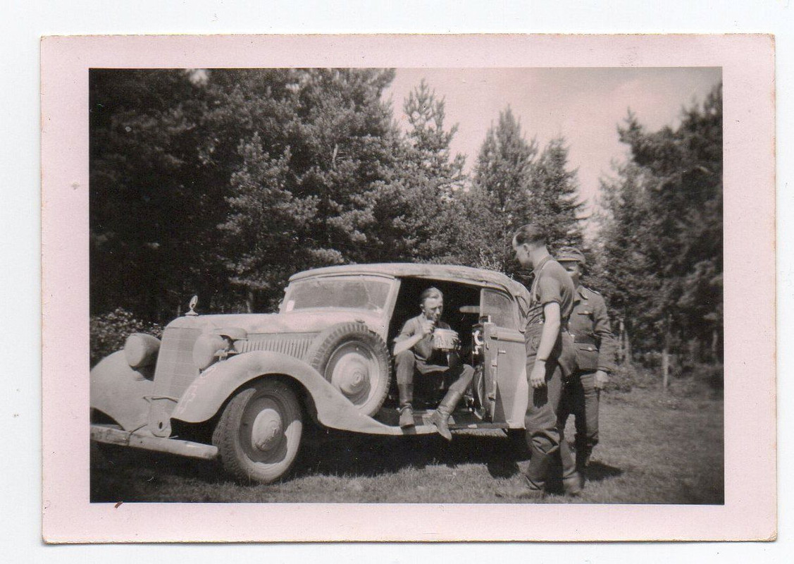 Wehrmacht PKW, Mercedes Benz 170V, bei Koknese L