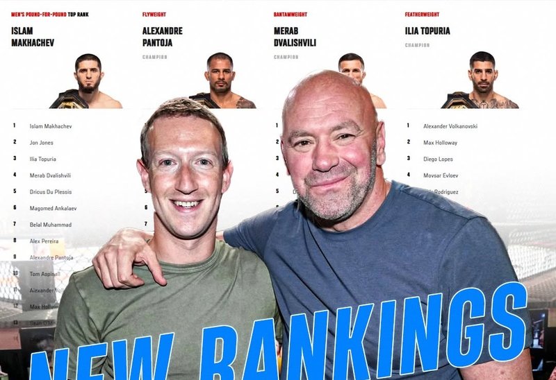 Meta създават новото класиране в UFC