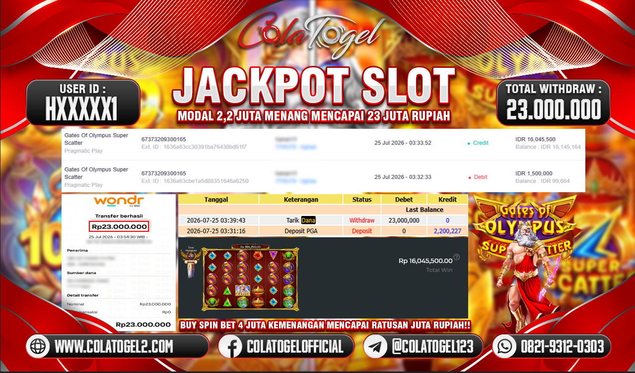 JACKPOT SLOT GACOR!!