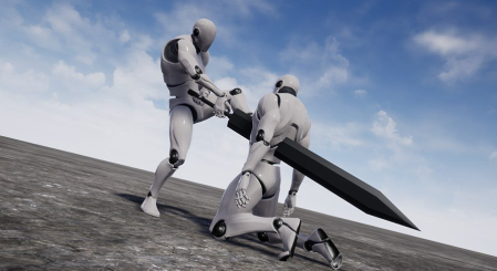 Unreal Engine Marketplace - Knight Zweihander (5.1)