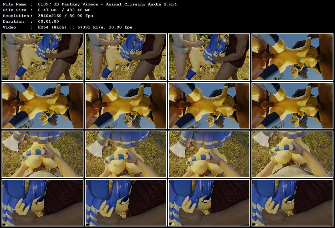 01397 3D Fantasy Videos - Animal Crossing Ankha 2.mp4