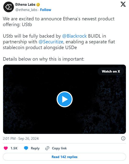 card image Новая криптовалюта получит поддержку платформы токенизации ВUIDL от инвестиционной корпорации Blаckrock.