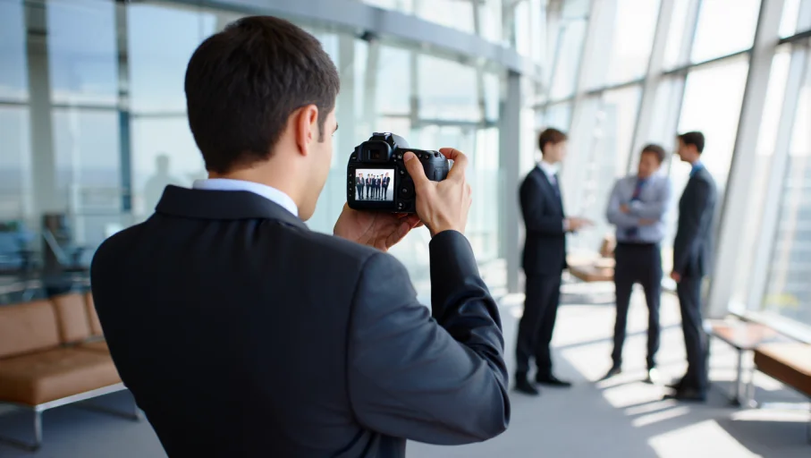 Фотографирование команды на мероприятии