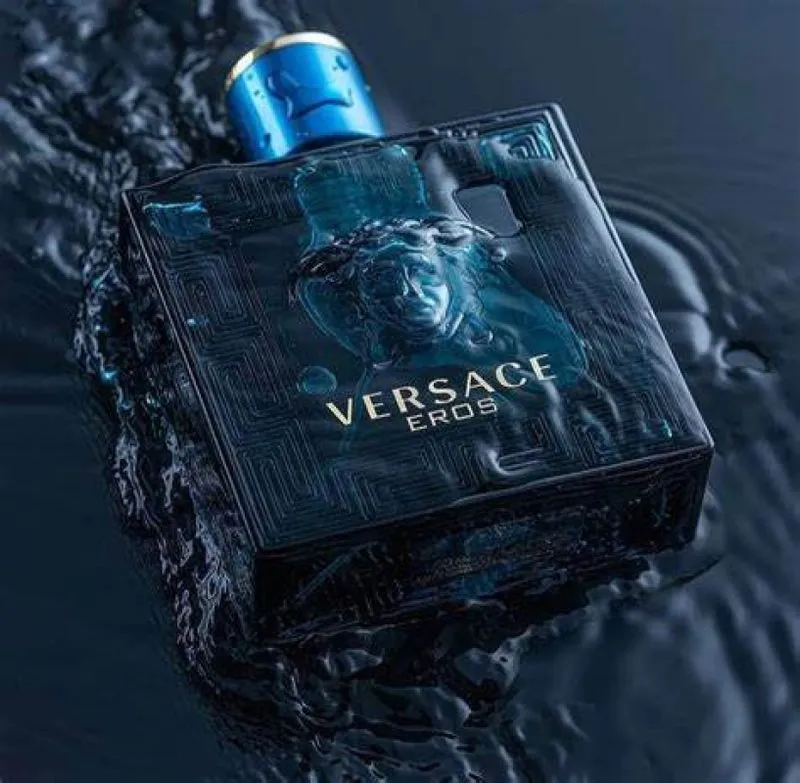 Versace Eros turquoise bottle