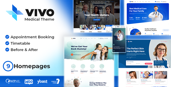 Vivo – Health and Medical WordPress Theme