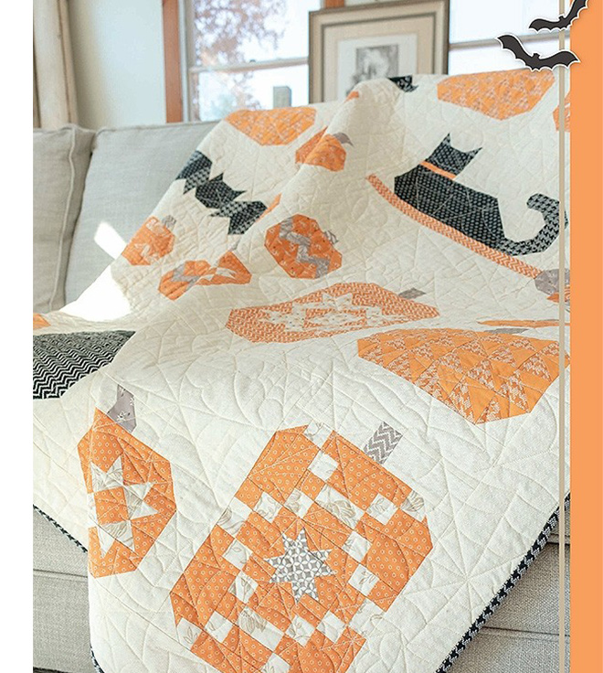 Witch's Night Out Quilt Book by It's Sew Emma 9780998983899 Quilt in
