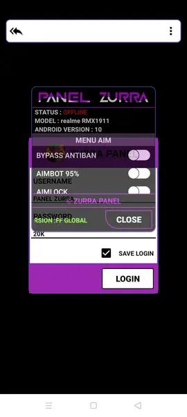 Panel Zurra v2 Free Fire