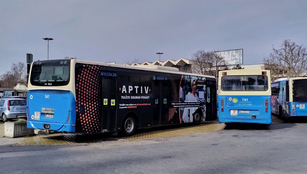 Iveco Crossway 12 LE (2011) #941 i Volvo B10M / Neobus 405G (1997/07) #741