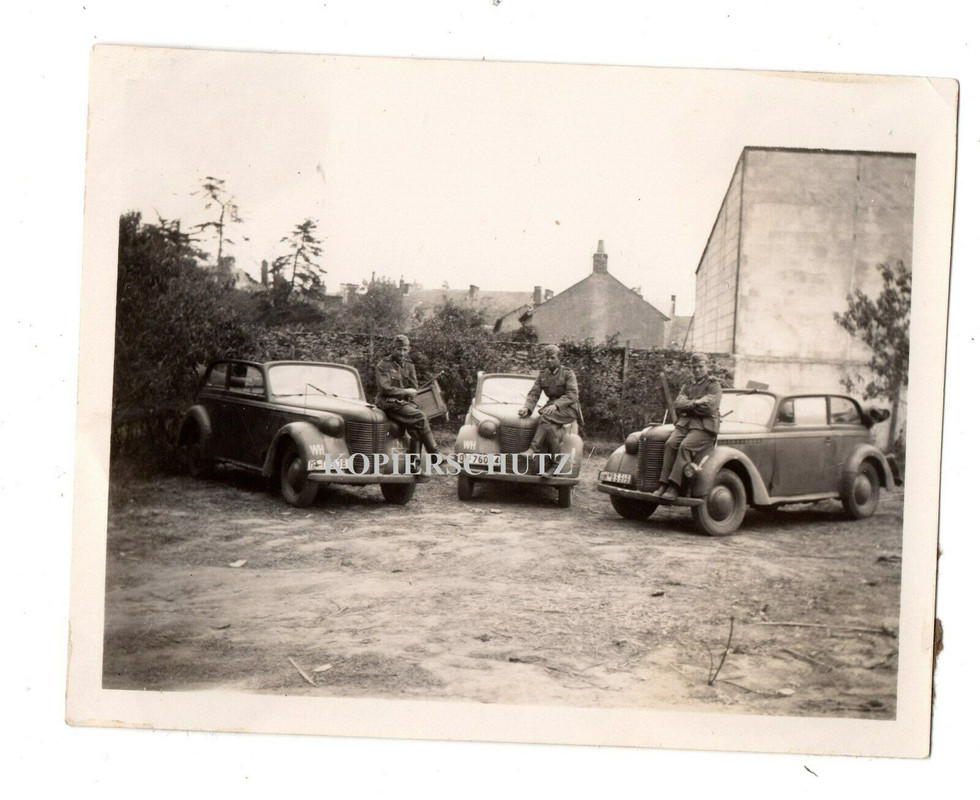Frankreich SDkfz PKW Kübel Kennung Emblem Kameraden Uniform Ausrüstung