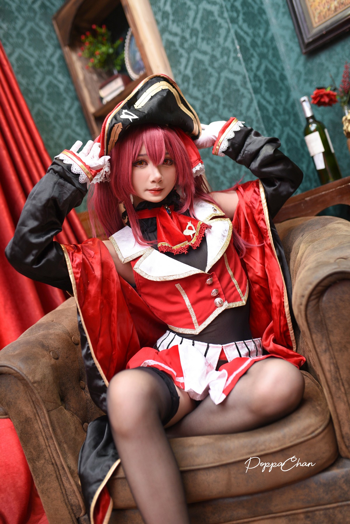 PoppaChan Houshou Marine Cosplay Collection (Hololive) – 94 Photos 427MB插图2
