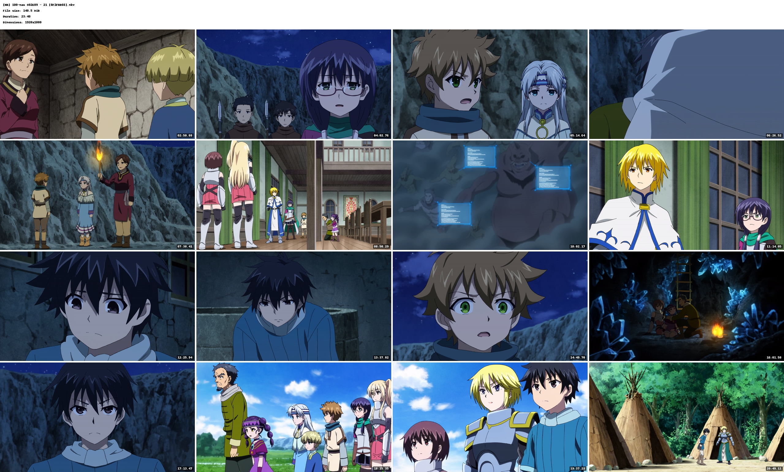 HR 100 man no Inochi no Ue ni Ore wa Tatte Iru S02E09 VRV 1080p HEVC E OPUS HR DR