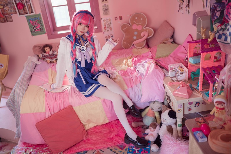 艾西Aiwest 湊阿库娅私服Cosplay写真图集 虚拟主播高清美图 55P (274.4M)插图9