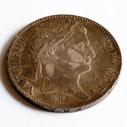 5 francos Napoleón Emperador. Período de los 100 días. PAS5146