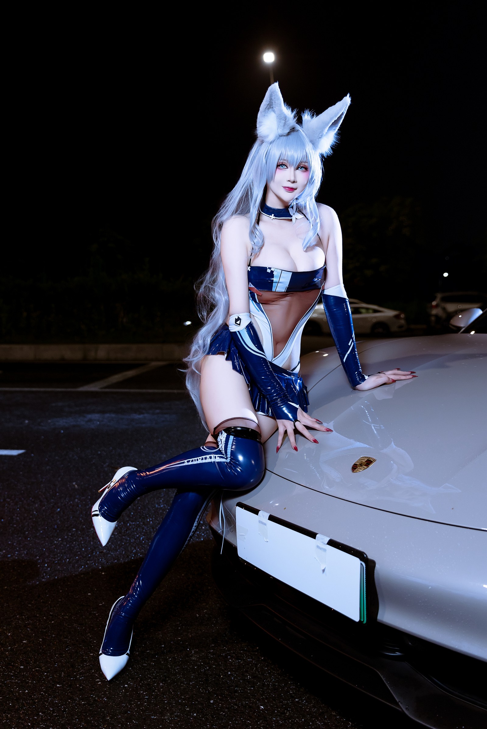 兔胖胖min – 碧蓝航线 信浓 赛车 Cosplay 高清写真集（40P-334.3MB）插图9