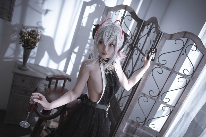 切切Celia 明日方舟 W 礼服 Cosplay 高清写真 20P插图8