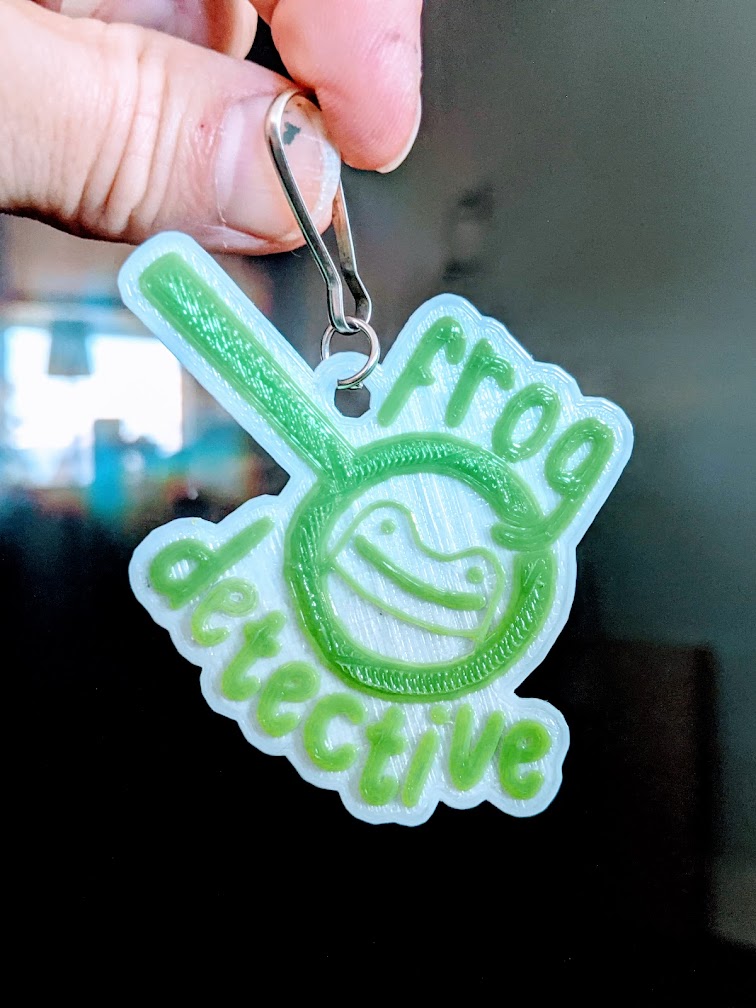 Frog Detective Keychain