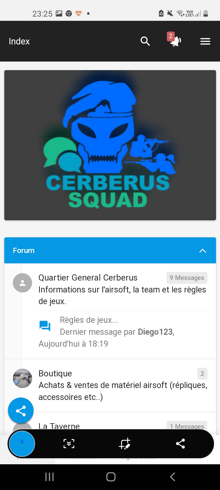 [Installation] Apk Cerberus Squad sur votre Smartphone Screenshot-20220206-232552-Chrome