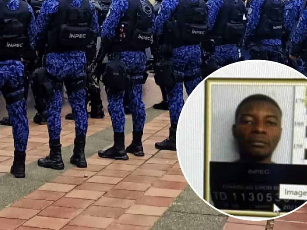 Se fuga narcotraficante con nexos al CJNG en Colombia, custodios serían cómplices