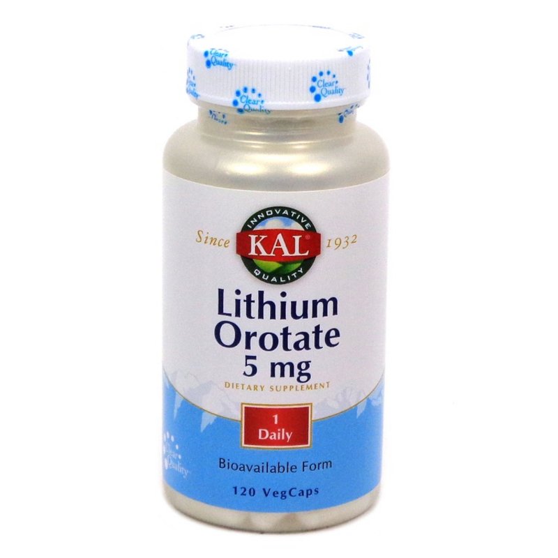 Формы бад. Lithium Orotate Kal. БАДЫ С литием. Lithium Orotate, 5 MG, 120 VEGCAPS. Литий БАД 5 мг.